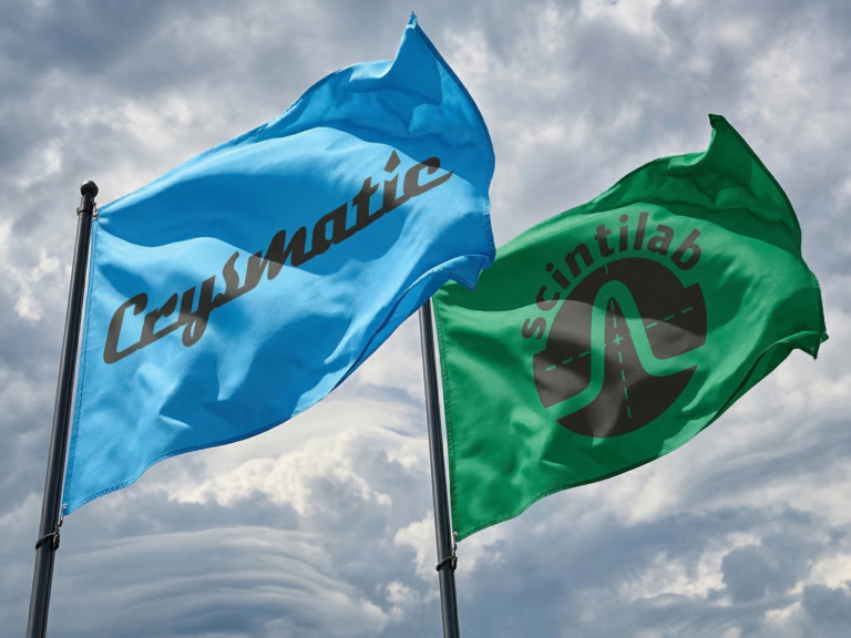 Флаги брендов Crysmatic® и Scintilab®